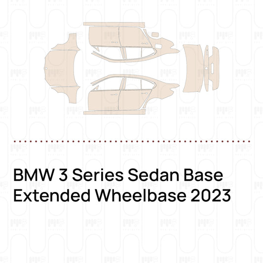 Voorgesneden PPF BMW 3 Series Sedan Base Extended Wheelbase 2023