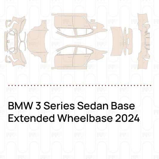 Voorgesneden PPF BMW 3 Series Sedan Base Extended Wheelbase 2024