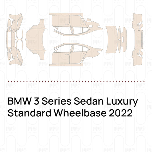 Voorgesneden PPF BMW 3 Series Sedan Luxury Standard Wheelbase 2022
