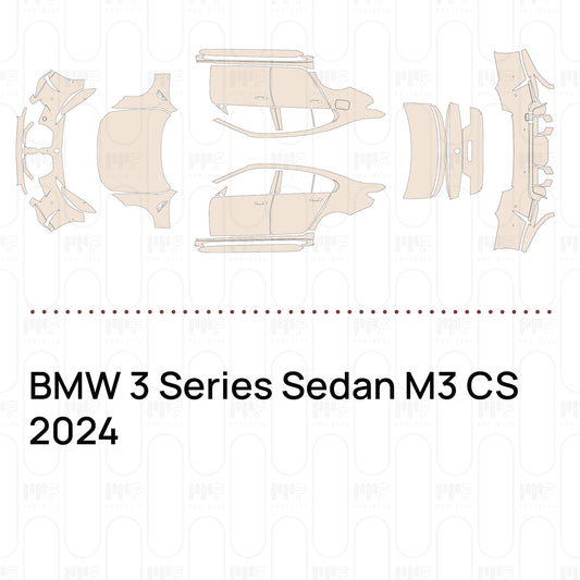 Voorgesneden PPF BMW 3 Series Sedan M3 CS 2024