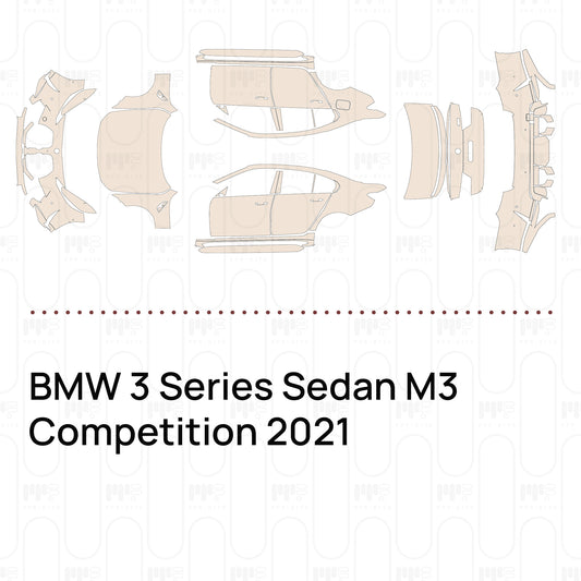 Voorgesneden PPF BMW 3 Series Sedan M3 Competition 2021