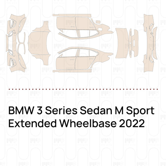 Voorgesneden PPF BMW 3 Series Sedan M Sport Extended Wheelbase 2022