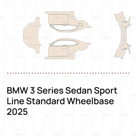 Voorgesneden PPF BMW 3 Series Sedan Sport Line Standard Wheelbase 2025
