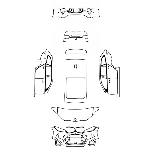 Pre-Cut PPF BMW 3 Series Touring Wagen M340i 2023 - PPF-Kits