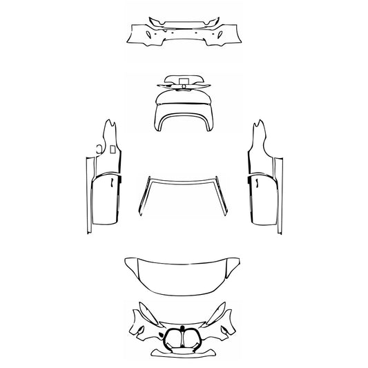 Pre-Cut PPF BMW 4 Series Convertible Luxury Line 2021 - PPF-Kits