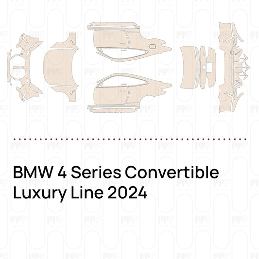 Voorgesneden PPF BMW 4 Series Convertible Luxury Line 2024