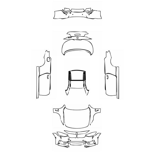 Pre-Cut PPF BMW 4 Series Convertible M Sport 2016 - PPF-Kits