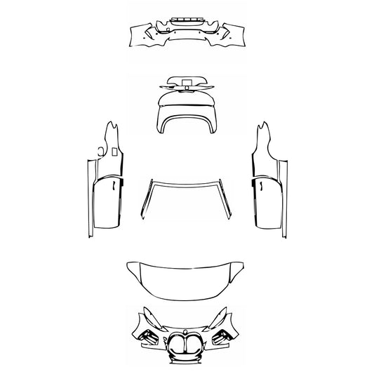 Pre-Cut PPF BMW 4 Series Convertible M Sport 2025 - PPF-Kits
