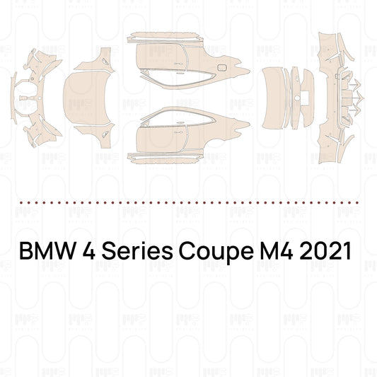 Voorgesneden PPF BMW 4 Series Coupe M4 2021