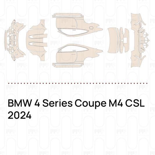 Voorgesneden PPF BMW 4 Series Coupe M4 CSL 2024