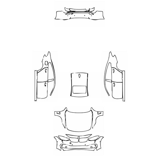 Pre-Cut PPF BMW 4 Series Gran Coupe Luxury Line 2018 - PPF-Kits