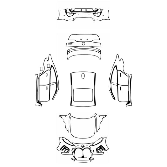Pre-Cut PPF BMW 4 Series Gran Coupe M Sport 2023 - PPF-Kits