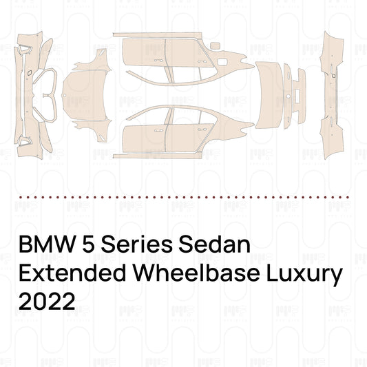 Voorgesneden PPF BMW 5 Series Sedan Extended Wheelbase Luxury 2022