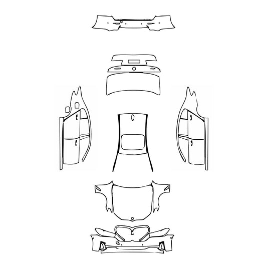 Pre-Cut PPF BMW 5 Series Sedan Extended Wheelbase Luxury 2023 - PPF-Kits