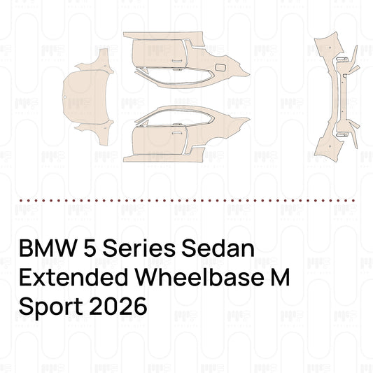 Voorgesneden PPF BMW 5 Series Sedan Extended Wheelbase M Sport 2026