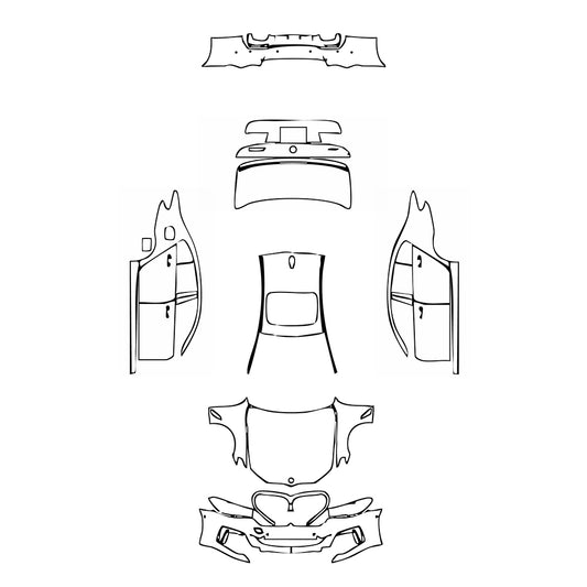 Pre-Cut PPF BMW 5 Series Sedan M550i 2021 - PPF-Kits