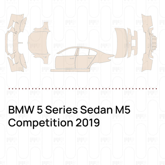 Voorgesneden PPF BMW 5 Series Sedan M5 Competition 2019