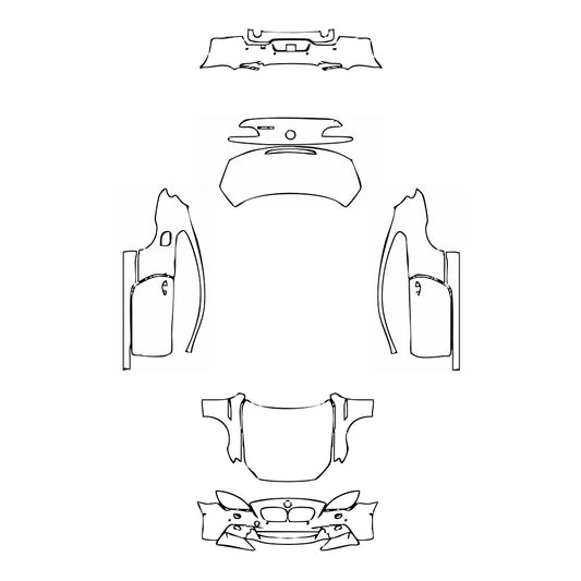 Pre-Cut PPF BMW 6 Series Coupe M Sport 2012 - PPF-Kits