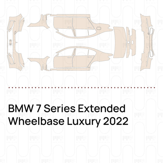 Voorgesneden PPF BMW 7 Series Extended Wheelbase Luxury 2022