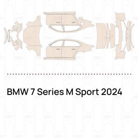 Voorgesneden PPF BMW 7 Series M Sport 2024
