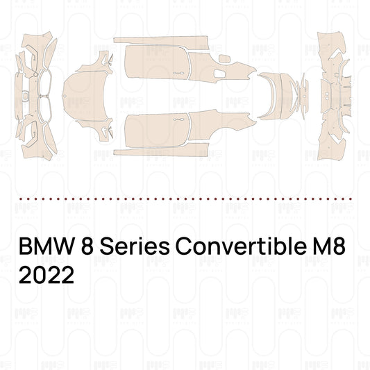 Voorgesneden PPF BMW 8 Series Convertible M8 2022