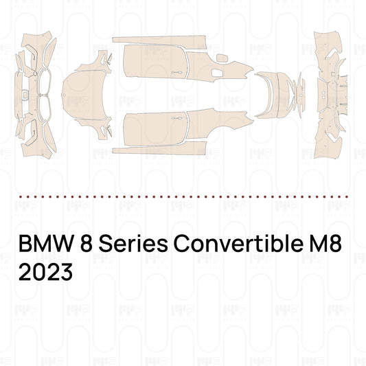 Voorgesneden PPF BMW 8 Series Convertible M8 2023