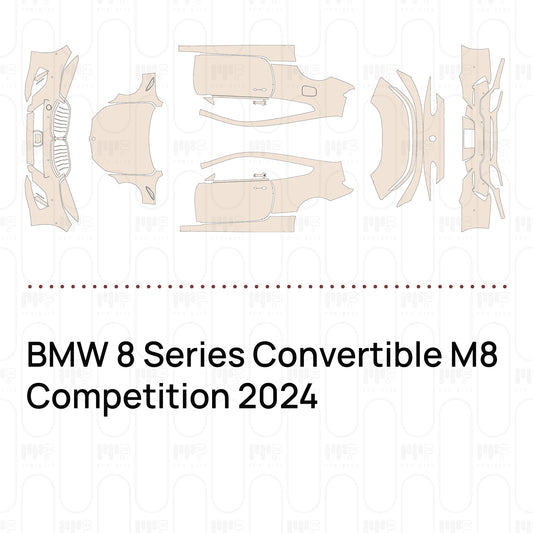 Voorgesneden PPF BMW 8 Series Convertible M8 Competition 2024