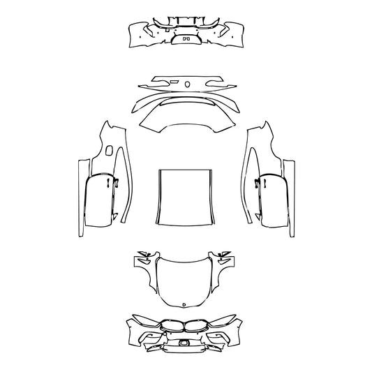 Pre-Cut PPF BMW 8 Series Coupe M8 Competition 2021 - PPF-Kits