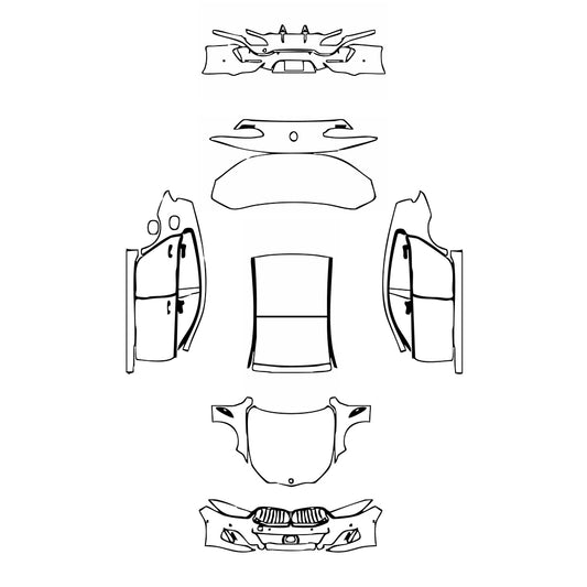 Pre-Cut PPF BMW 8 Series Gran Coupe M Sport 2019 - PPF-Kits