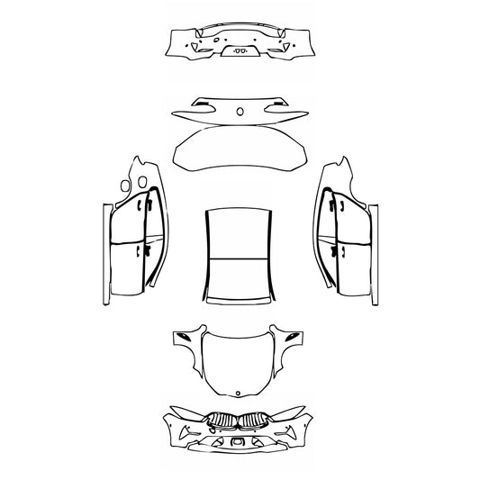 Pre-Cut PPF BMW 8 Series Gran Coupe Sport 2021 - PPF-Kits