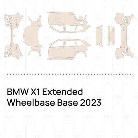 Voorgesneden PPF BMW X1 Extended Wheelbase Base 2023