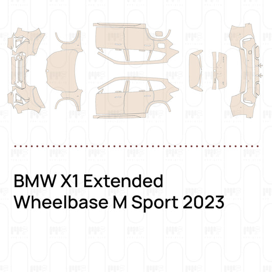 Voorgesneden PPF BMW X1 Extended Wheelbase M Sport 2023