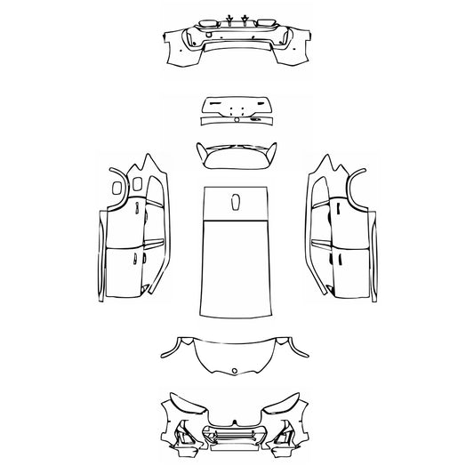Pre-Cut PPF BMW X1 Extended Wheelbase M Sport 2025 - PPF-Kits