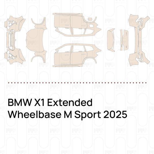 Voorgesneden PPF BMW X1 Extended Wheelbase M Sport 2025