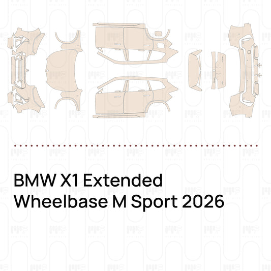 Voorgesneden PPF BMW X1 Extended Wheelbase M Sport 2026