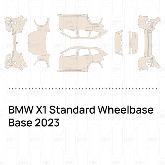 Voorgesneden PPF BMW X1 Standard Wheelbase Base 2023