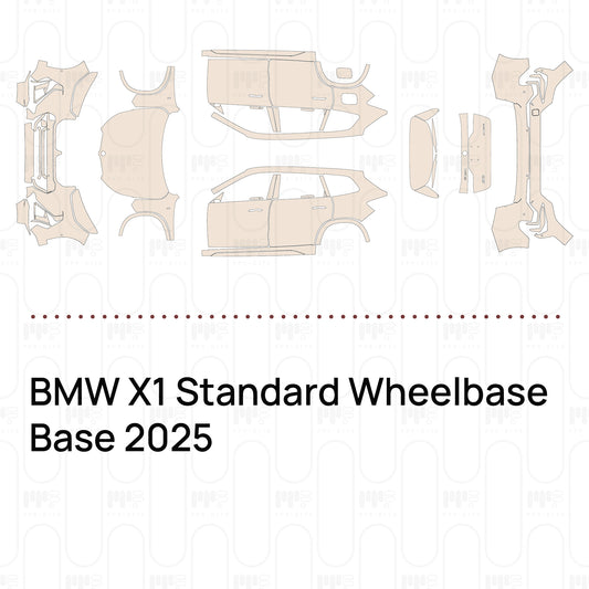 Voorgesneden PPF BMW X1 Standard Wheelbase Base 2025