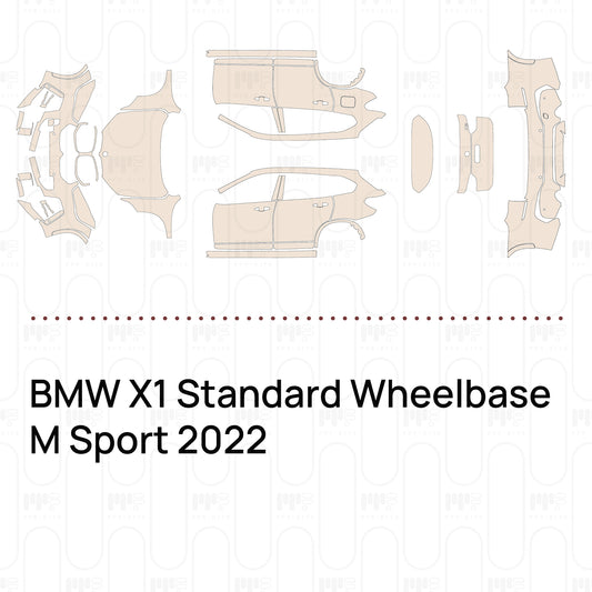 Voorgesneden PPF BMW X1 Standard Wheelbase M Sport 2022