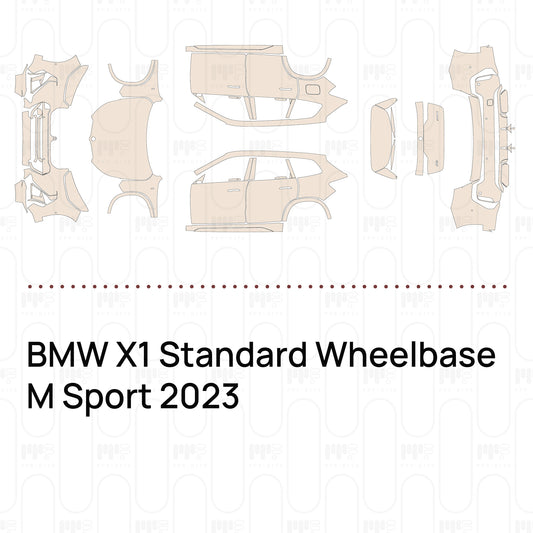 Voorgesneden PPF BMW X1 Standard Wheelbase M Sport 2023