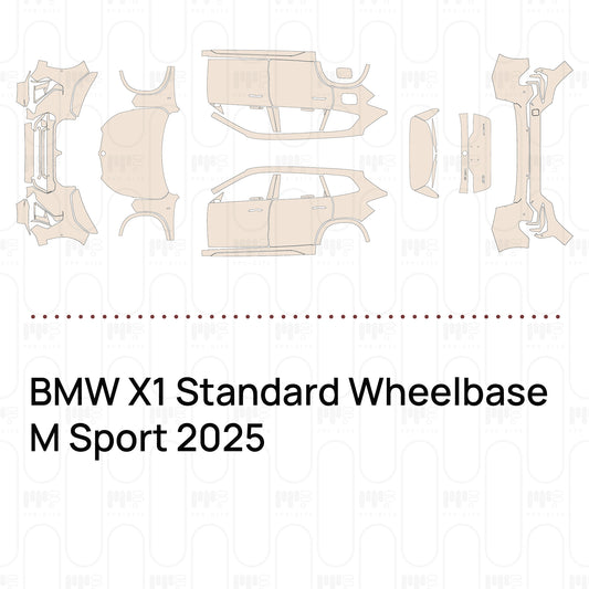 Voorgesneden PPF BMW X1 Standard Wheelbase M Sport 2025