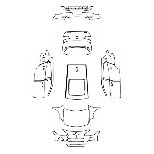 Pre-Cut PPF BMW X2 Base 2019 - PPF-Kits