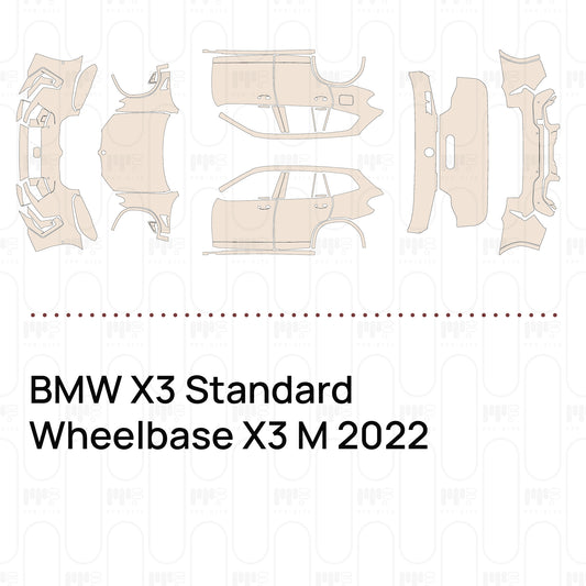 Voorgesneden PPF BMW X3 Standard Wheelbase X3 M 2022