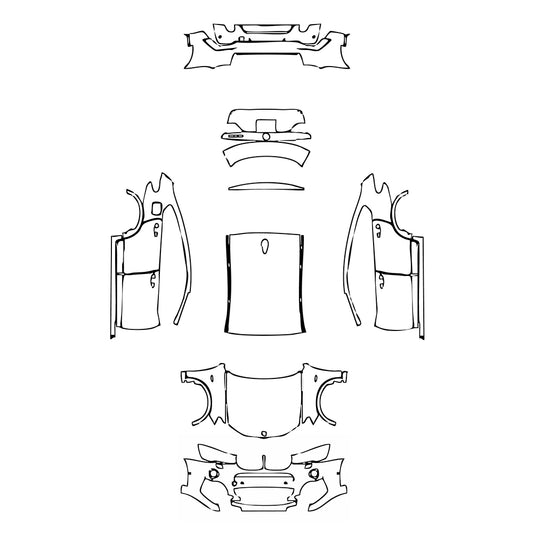 Pre-Cut PPF BMW X4 M40i 2016 - PPF-Kits
