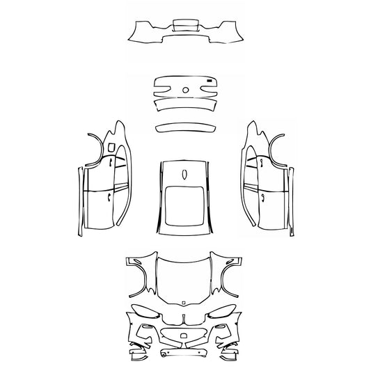 Pre-Cut PPF BMW X4 M40i 2019 - PPF-Kits