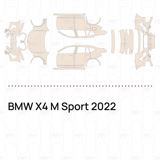 Voorgesneden PPF BMW X4 M Sport 2022