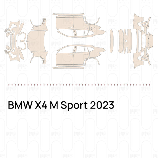 Voorgesneden PPF BMW X4 M Sport 2023