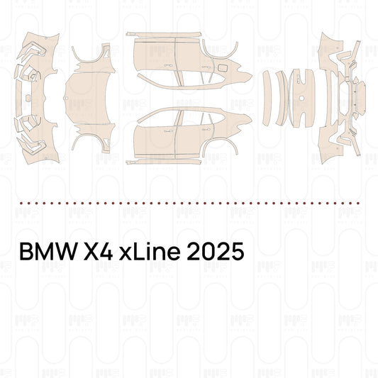 Voorgesneden PPF BMW X4 xLine 2025