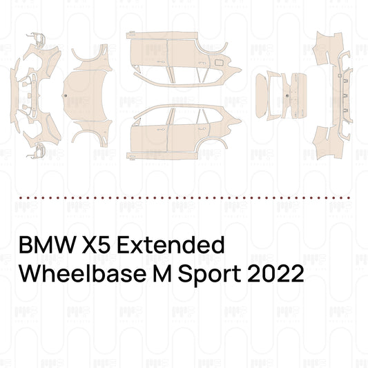 Voorgesneden PPF BMW X5 Extended Wheelbase M Sport 2022