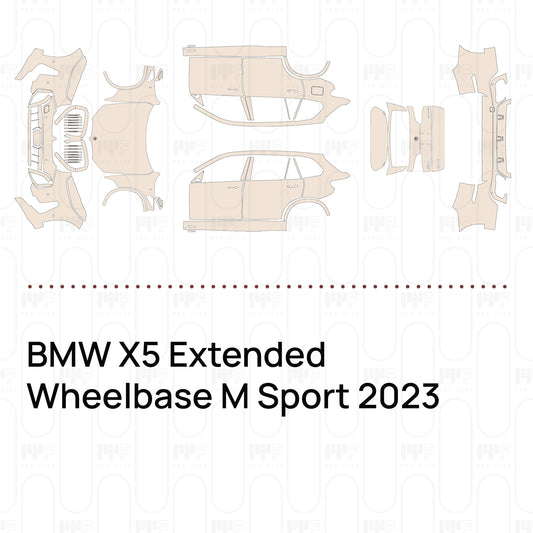 Voorgesneden PPF BMW X5 Extended Wheelbase M Sport 2023