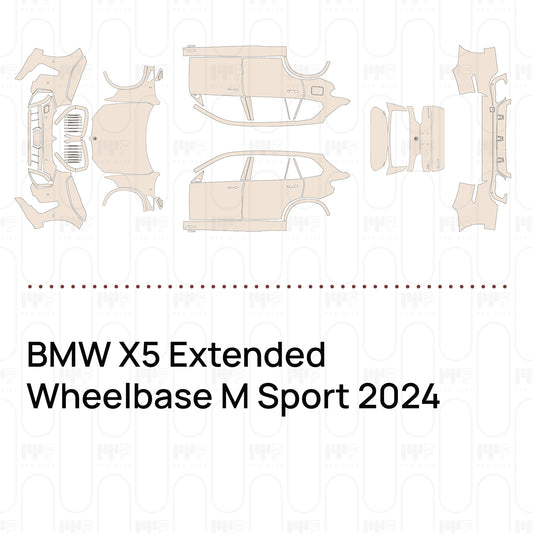 Voorgesneden PPF BMW X5 Extended Wheelbase M Sport 2024